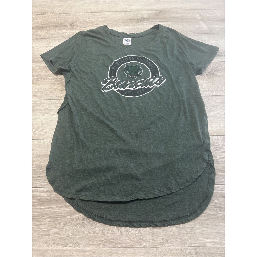 Rivalry Threads Binghamton University Bearcats Est. 1946 Green Side Split Tee XL